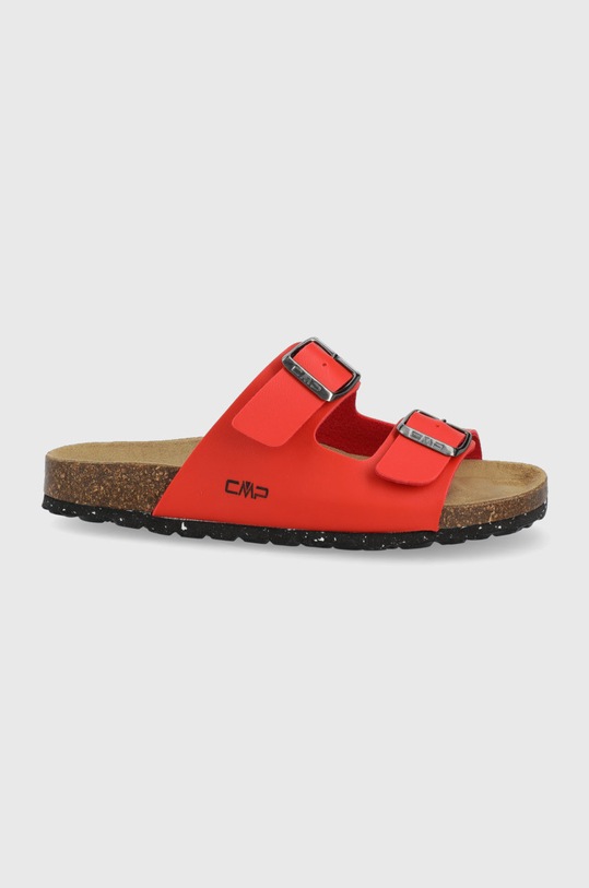 CMP klapki ECO THALITHA WMN SLIPPER imitacja skóry licowej czerwony 3Q91016.C708