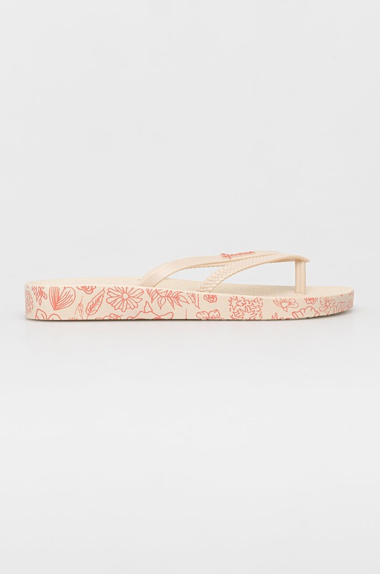 Ipanema slapi Bossa Soft V femei, culoarea bej, cu platforma | ANSWEAR.ro