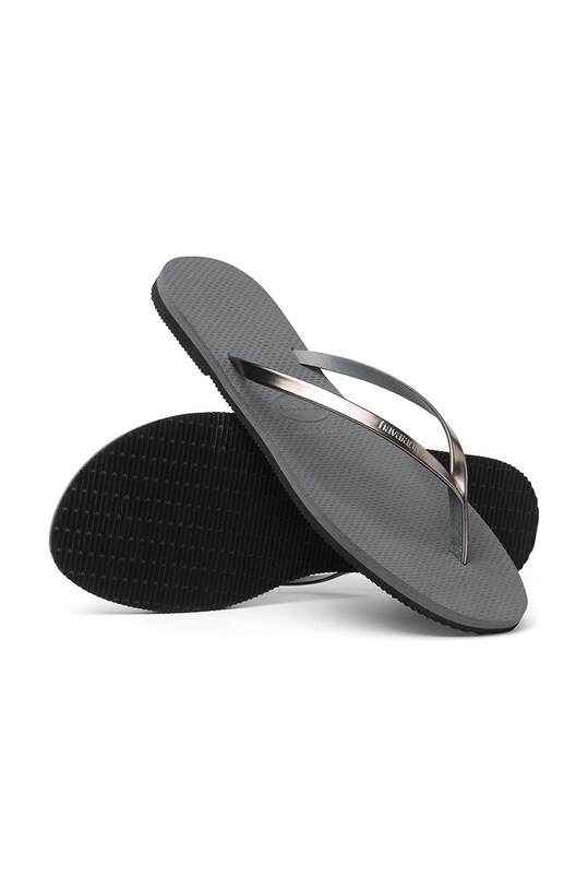 Havaianas slapi You Metallic H4135102.5037P gri
