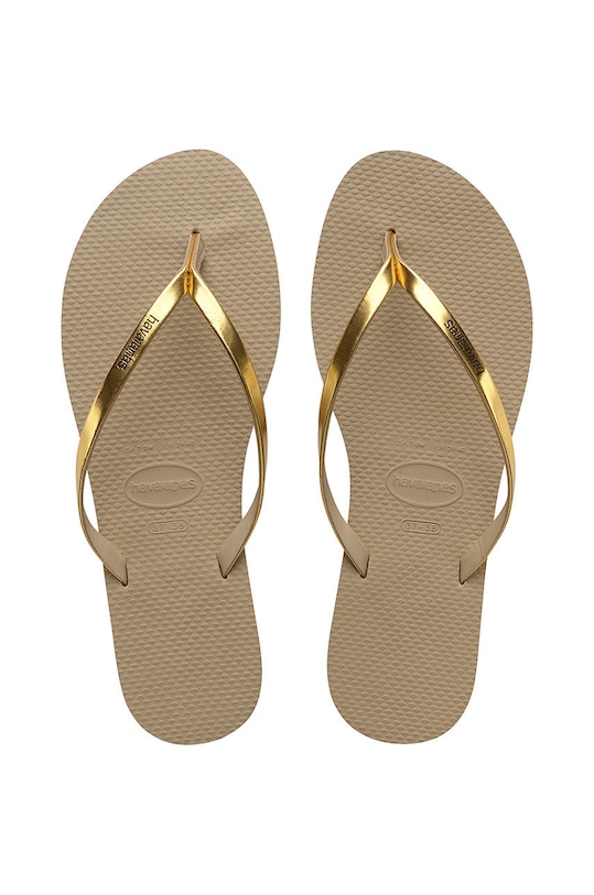 Japanke Havaianas You Metallic ravna zlatna H4135102.9371P