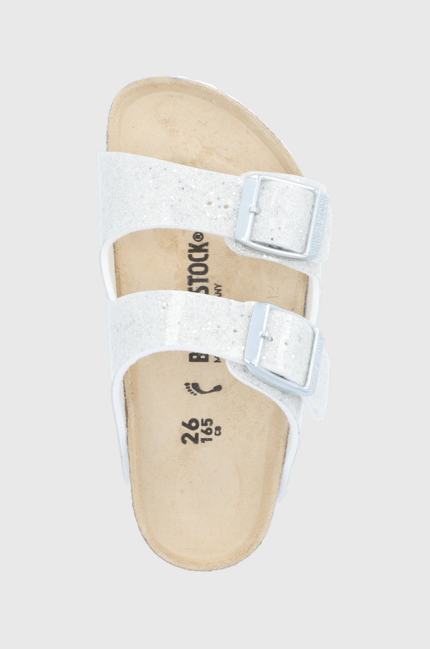 Birkenstock klapki dziecięce Arizona srebrny 1022230.26.35