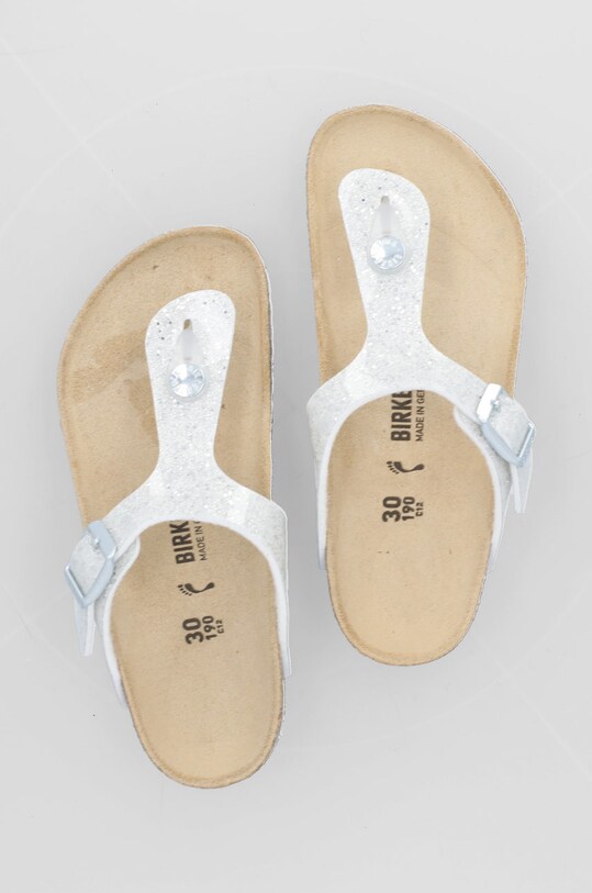 Παιδικές σαγιονάρες Birkenstock ασημί 1022255.30.35