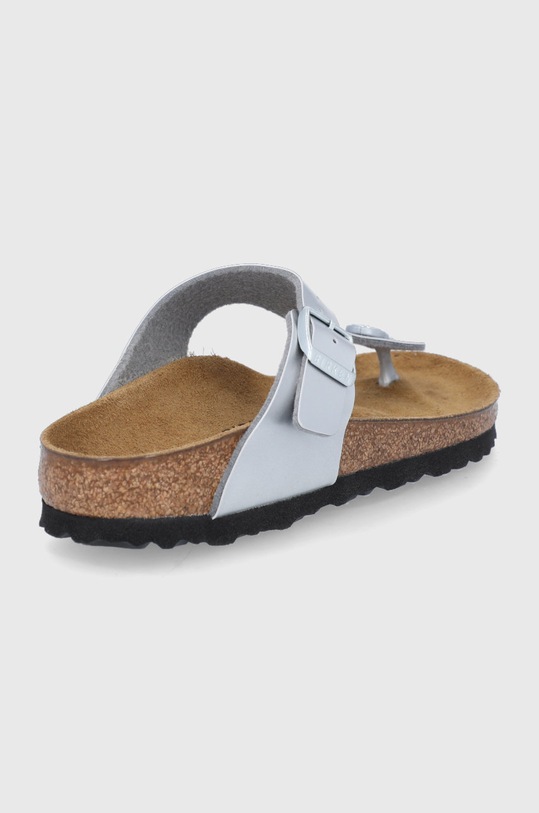 DÍVKA Dětské žabky Birkenstock 1019192.36.39 stříbrná