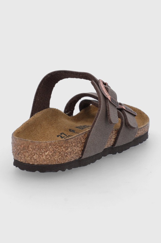 Dziewczynka Birkenstock klapki zamszowe Mayari 1014177 brązowy