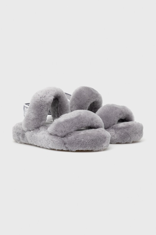 UGG kapcie wełniane dziecięce Oh Yeah 1115752K.SAMT szary SS22