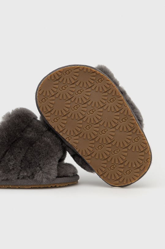 UGG kapcie dziecięce Fluff Slide And Lovey szary 1124941I.CHRC