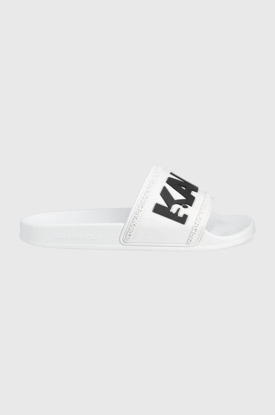 Παντόφλες Karl Lagerfeld Kondo λευκό KL70004.V10