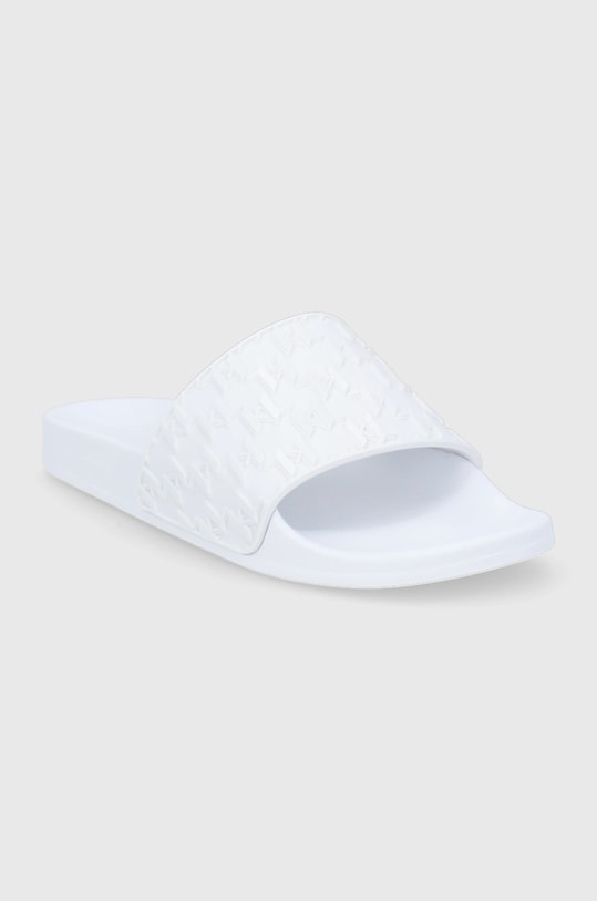 Karl Lagerfeld papuci Kondo KL70003.V11 alb SS22
