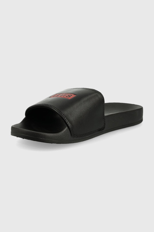 Obuwie Levi's klapki June Boxtab D6568.0001 czarny