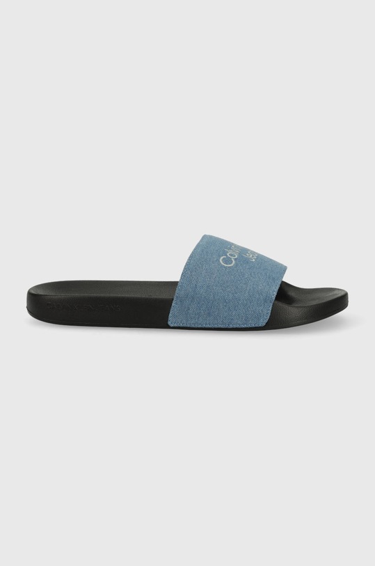 Calvin Klein Jeans klapki YM0YM00363.0GJ Planet friendly fioletowy YM0YM00363.0GJ