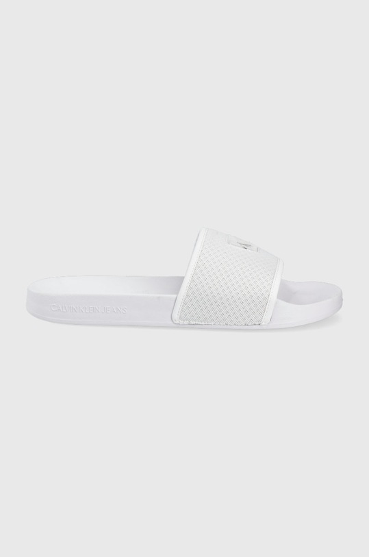 Šľapky Calvin Klein Jeans biela YM0YM00453.YAF