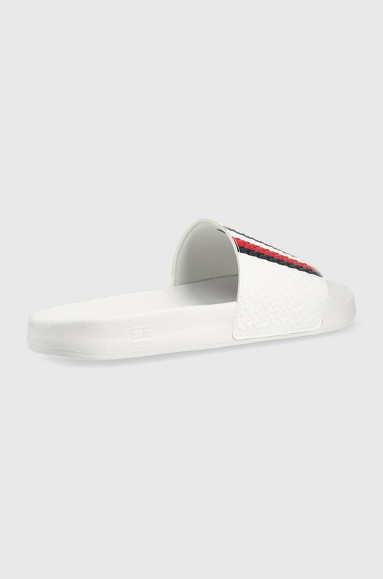 Pantofle Tommy Hilfiger FM0FM03975.YBR bílá SS22
