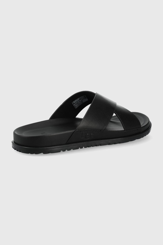 UGG klapki skórzane Wainscott Slide 1117476.BLLE czarny SS22
