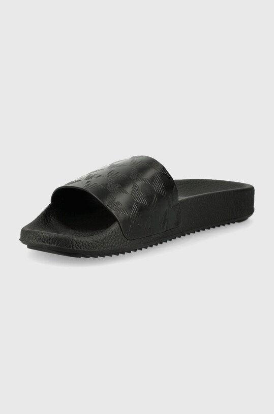 Încălțăminte Emporio Armani slapi de piele X4P114.XF622.00002 negru