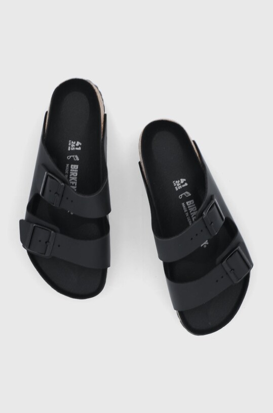 Birkenstock Arizona Birko Flor Black Black Foot Bed black 1019098