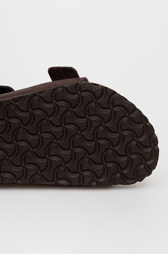 Шлепанцы из нубука Birkenstock Arizona коричневый 1022457