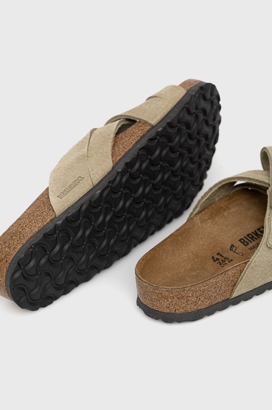 Obutev Natikači iz semiša Birkenstock Lugano 1022765 zelena