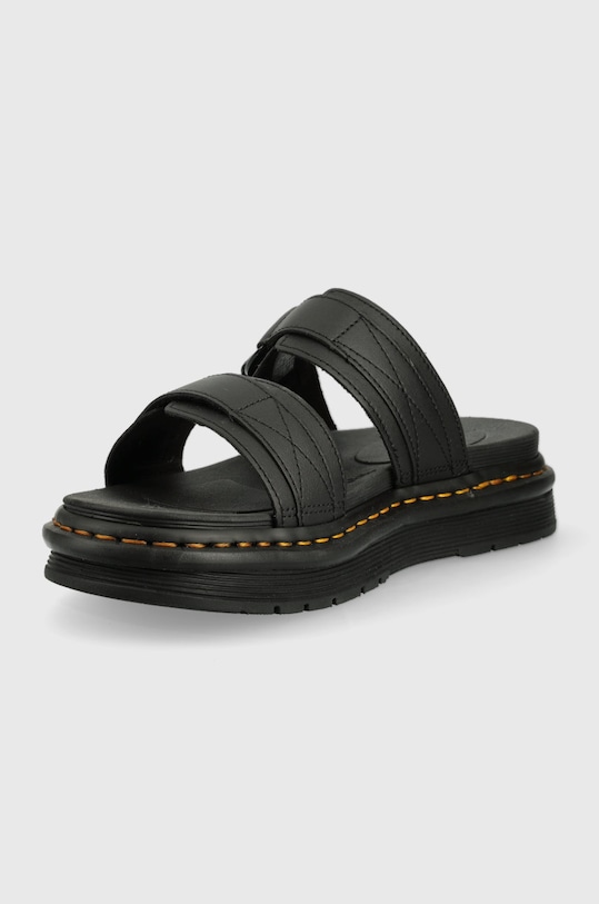 Obuwie Dr. Martens klapki skórzane Chilton DM25766001.Chilton czarny