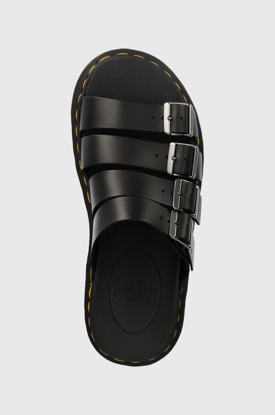 Dr. Martens klapki skórzane Tate czarny DM27398001