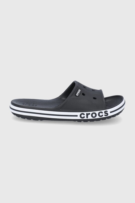 Crocs klapki BAYABAND 205392 kolor czarny BAYABAND.SLIDE.205392-NAVY ...