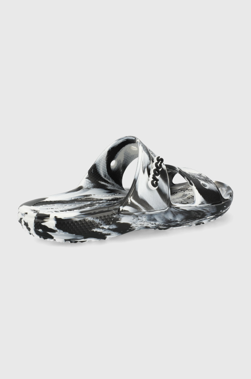Crocs klapki Classic Marbled Sandal 103 207701.103 czarny SS22