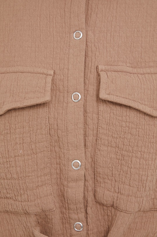 Y.A.S koszula bawełniana 26025933.Woodsmoke brązowy