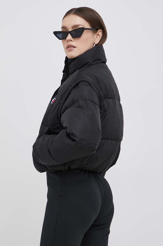 Bunda Tommy Jeans černá DW0DW11840.PPYY