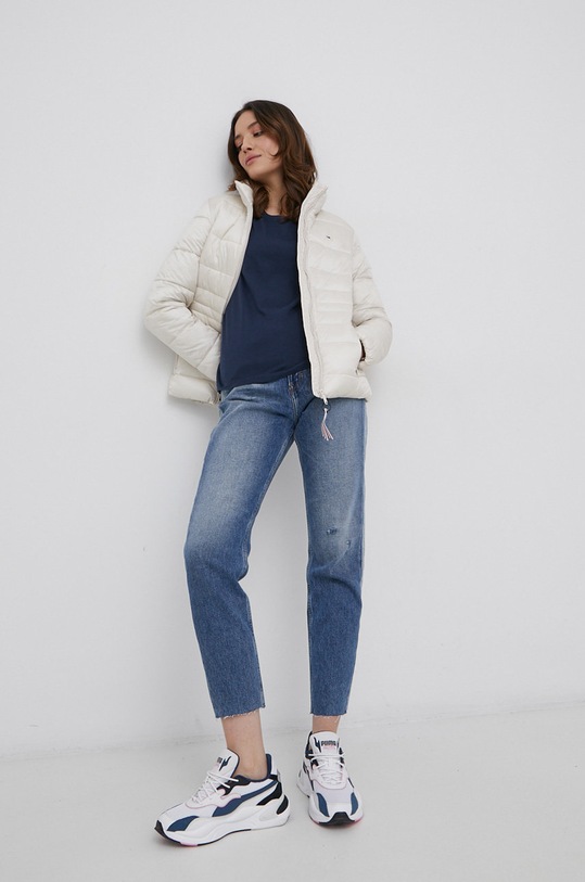 Bunda Tommy Jeans DW0DW09340.PPYY béžová SS22