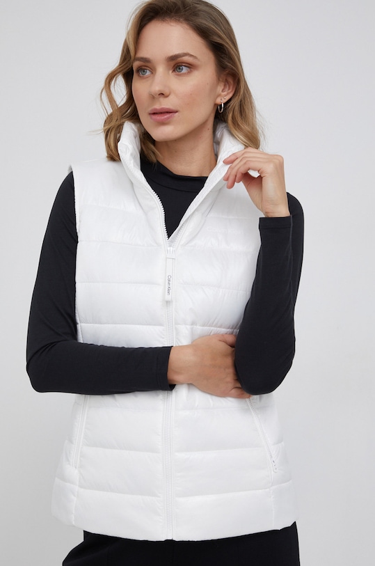 Calvin Klein Bezrękawnik bez kaptura biały K20K203437.PPYY