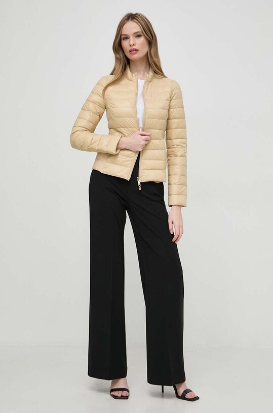 Patrizia Pepe kurtka puchowa dwustronna CO0178.A503 beżowy SS25