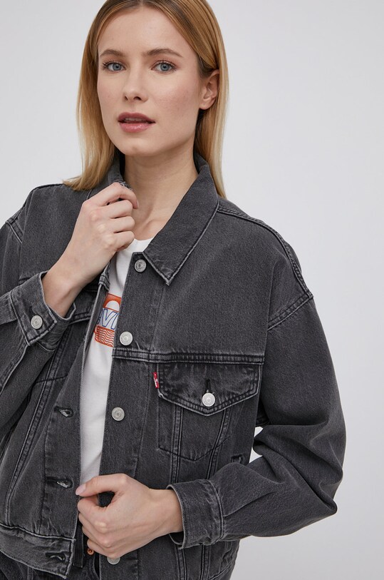 Levi's geacă din denim gri A1743.0000