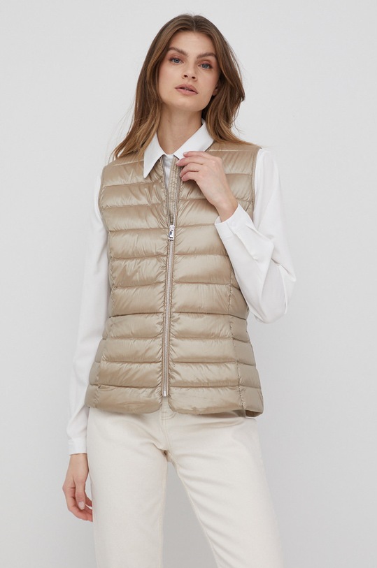 Lauren Ralph Lauren bezrękawnik puchowy 297859962001 bez kaptura złoty 297859962001
