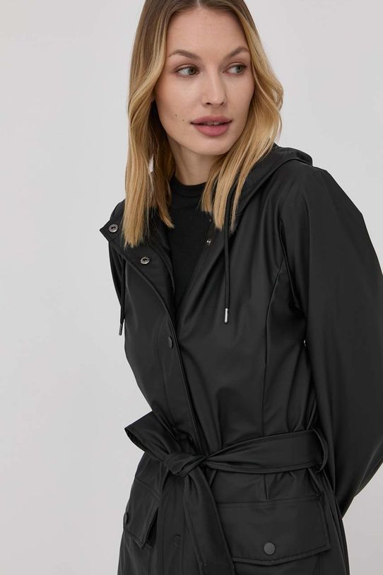 Rains geacă 18130 Curve Jacket negru 18130.01