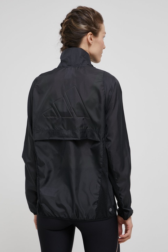Одежда Куртка для бега adidas Performance HC7971 HC7971 чёрный