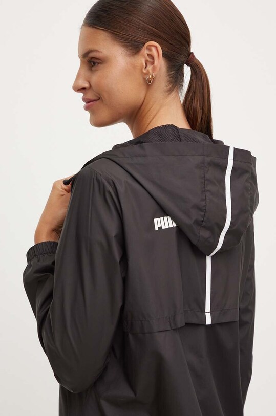 Puma windbreaker Essentials Solid cu captuseala negru 847494