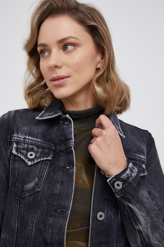 Džínová bunda Pepe Jeans Thrift šedá PL402011VY0.000