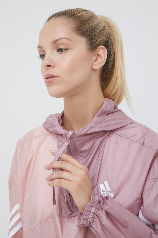 Αντιανεμικό adidas Performance ροζ H65723