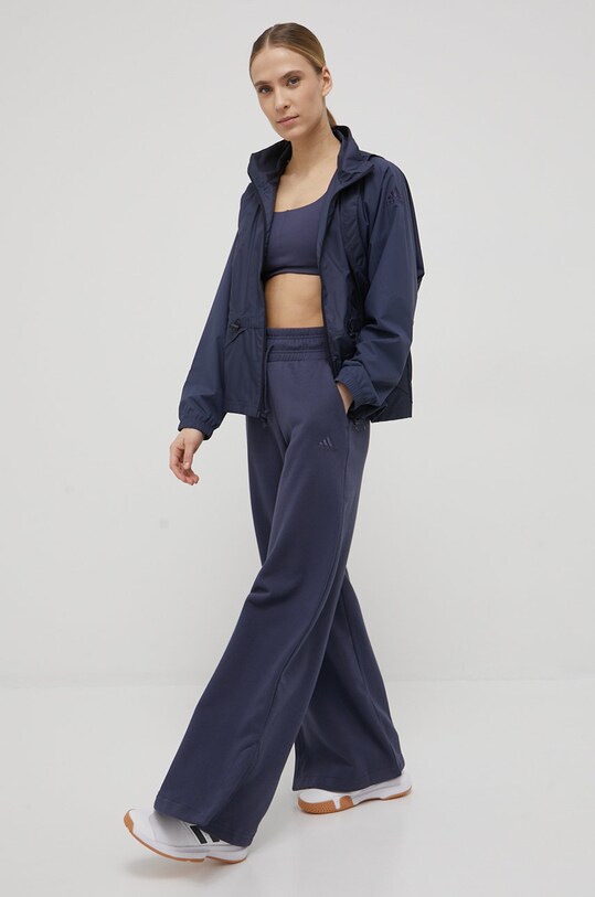 adidas Performance geaca HU0032 HU0032 bleumarin SS22