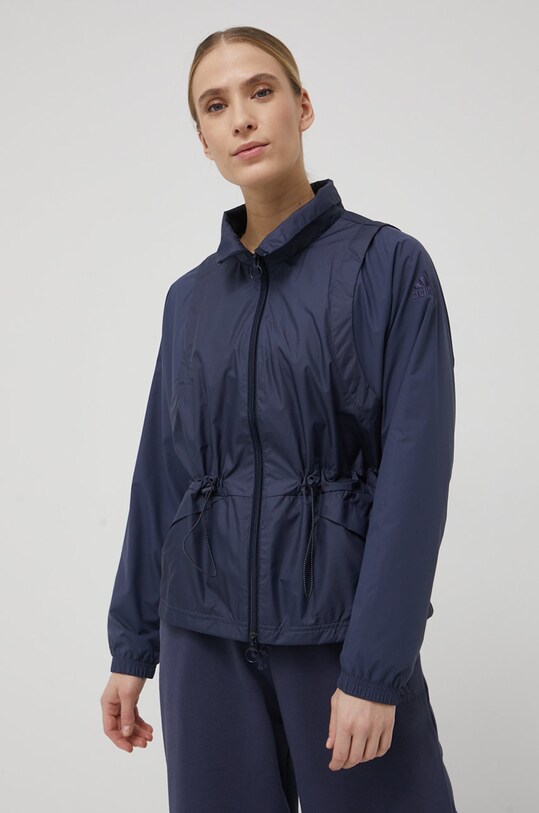 adidas Performance geaca HU0032 bleumarin HU0032