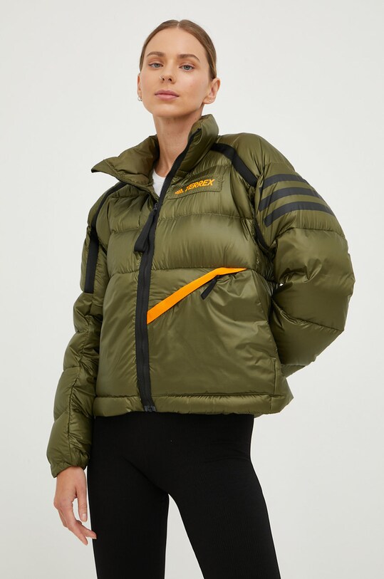 adidas TERREX geacă sport din puf Utilit cu captuseala verde GQ3672