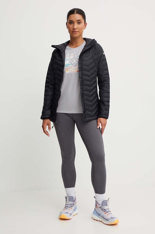 Columbia kurtka sportowa Powder Pass 1773211 czarny SS24