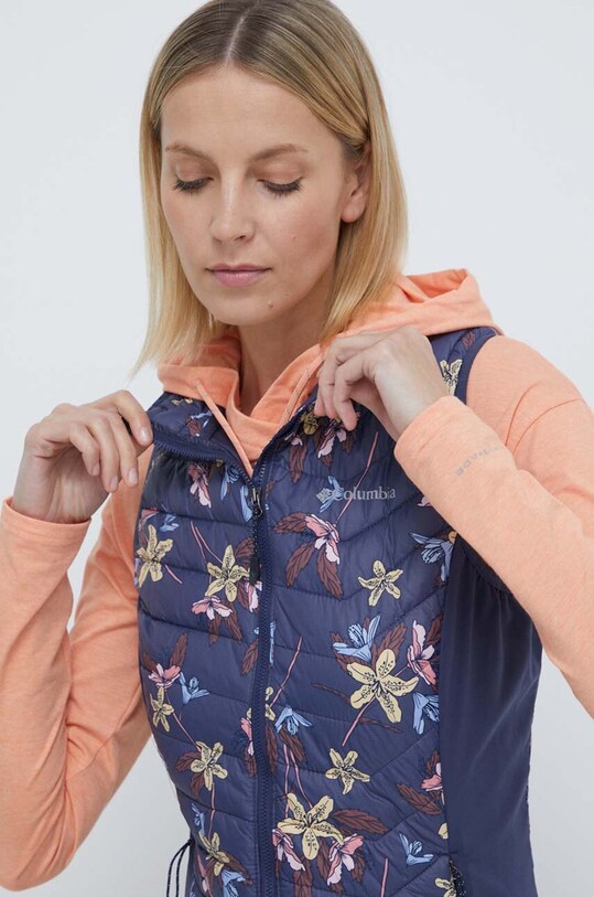 Columbia bezrękawnik sportowy Powder Pass granatowy 1832222