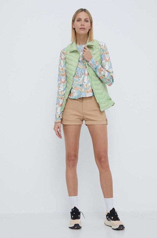 Columbia bezrękawnik sportowy Powder Pass 1832222 zielony SS24