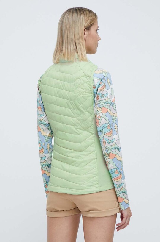 Odzież Columbia bezrękawnik sportowy Powder Pass 1832222 zielony