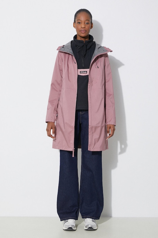 Яке за спортове на открито Columbia Weekend Adventure 1989263 розов SS24