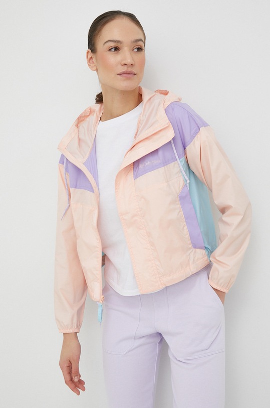 Columbia kurtka outdoorowa Flash Challenger pozostałe pomarańczowy 1989511