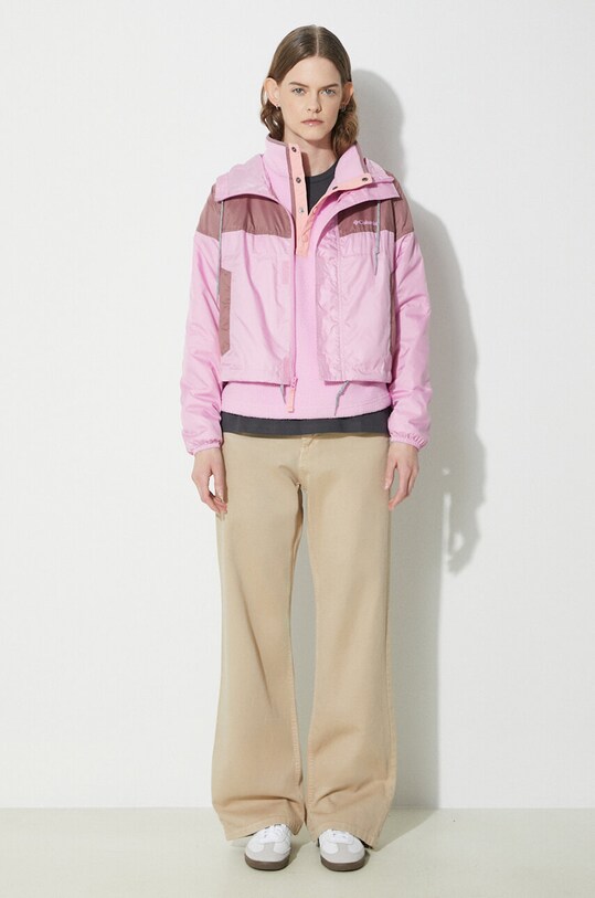 Outdoor jakna Columbia Flash Challenger 1989511 roza SS24