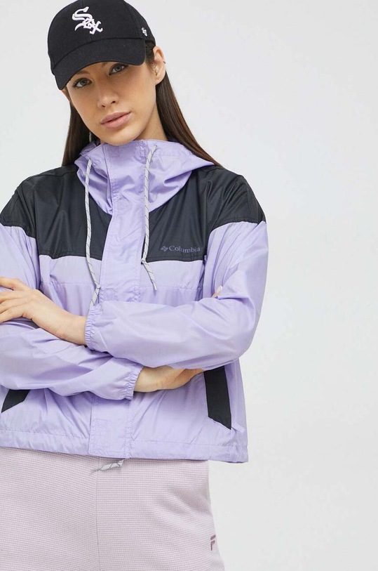 Columbia kurtka outdoorowa Flash Challenger pozostałe fioletowy 1989511