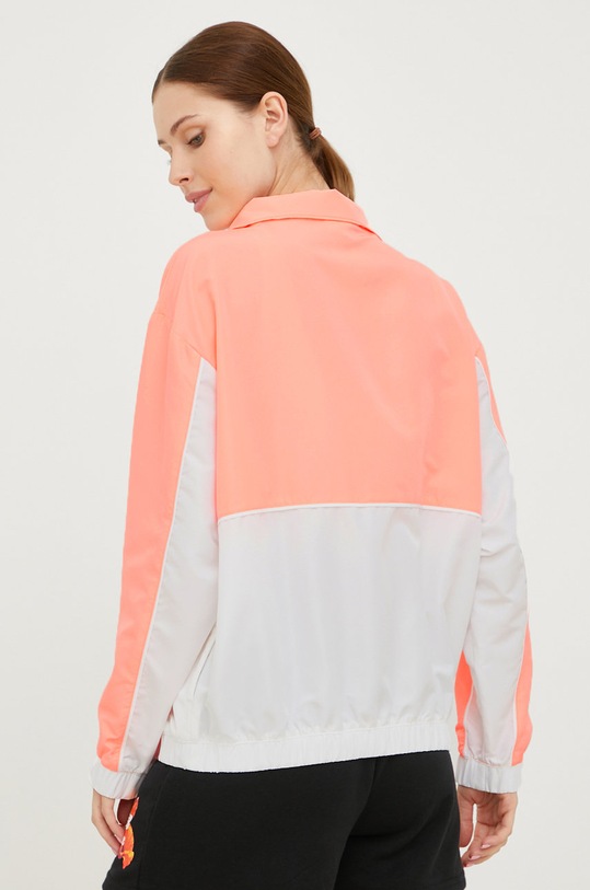 Odzież New Balance kurtka WJ21800PPI pomarańczowy