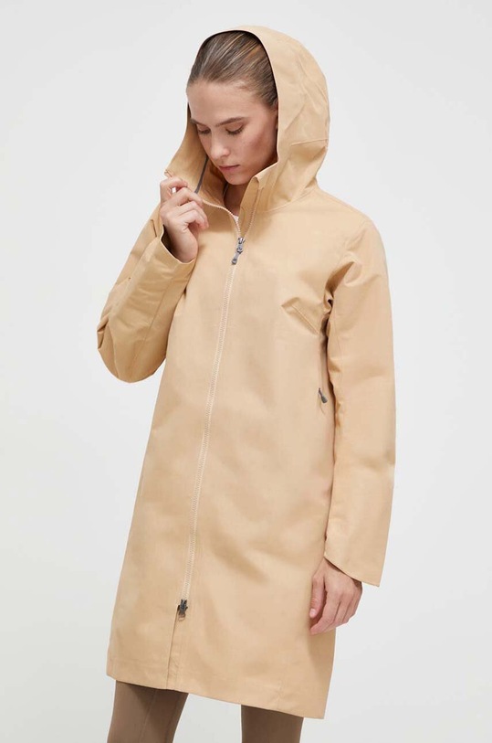 Houdini płaszcz przeciwdeszczowy pozostałe beżowy 148624